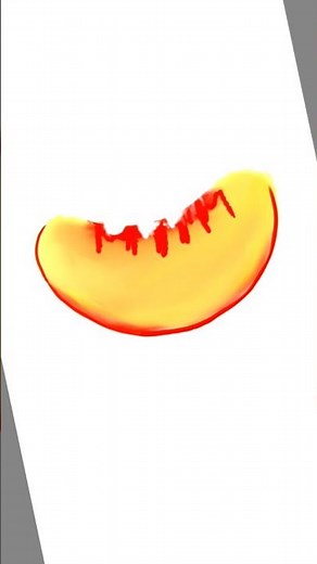 How to Draw an Apple Slice | Simple Fruit Drawing #AppleSliceDrawing#FruitDrawing#sketchbookart