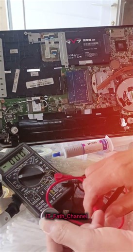 Mesin ndak Menyala karna Baterai CMOS Kurang daya #fypyoutube #servicelaptop #baterai #shorts #viral