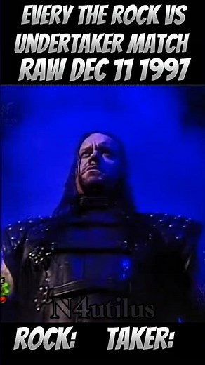 Every The Rock vs Undertaker match #wwe#wwf#therock#undertaker#raw#1998#peopleschamp#dead#rockbottom