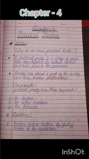 chapter 4 civics notes 📚 #trending #ytshorts #notes