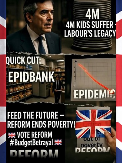 Brown's Poverty Blast – Reeves' Budget Starves Kids! #uk #unitedkingdom@followers | United Kingdom at heart | Facebook