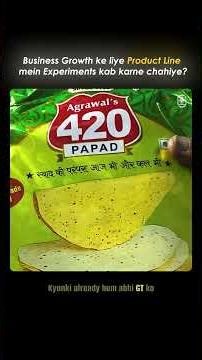 When Should You Experiment With Your Product Line? | Naman Agrawal, MD – 420 Masala | Vinay Vimarsh