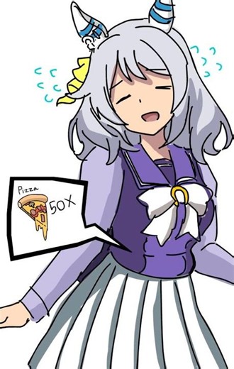 When Dantsu Flame and Hishi Miracle eat too much food. #memes #animation #art #umamusume #Dantsu