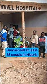 Gunmen kill at least 25 people in Nigeria | DW News