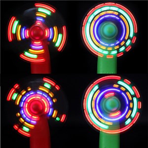 [Hot Item] LED Light up Fan, Handheld Personal LED Light up Fan