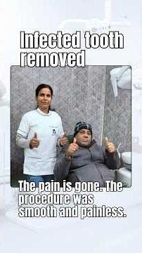 Tooth Extraction Periapical Abscess #pragyadentalclinic #toothextraction #dentalcare