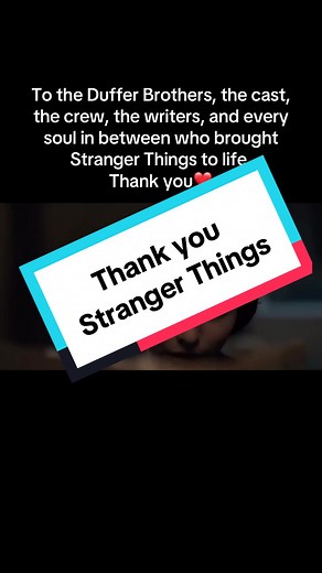 To the Duffer Brothers, the cast, the crew, the writers, and every soul in between who brought Stranger Things to life, Thank you for creating something that was never just a show. You built a world that felt like home, characters that felt like family, and stories that met so many of us exactly where we were. Through grief, growth, nostalgia, fear, love, and friendship, you reminded us what it means to be human to fight for one another, to believe in connection, and to hold onto hope even when