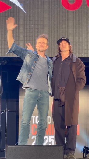 Norman Reedus Network | Fan Account on Instagram: "Norman, and Sean Patrick Flanery, posing for photos onstage at Tokyo Comic Con 2025 in Japan on December 5th. ©️ cula_movies | Twitter/X —— ⚠️ All content, except otherwise noted, is copyrighted to their original owners. Infringement is not intended & no rights implied. NRN is nonprofit & content is used for news reporting. If any content used here is yours & you would like it removed, please DM or email ( reedusnetwork@gmail.com ) me & it will 