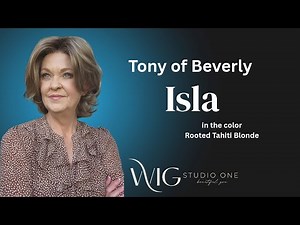 Look at this pretty hair! Tony of Beverly ISLA in the color Rooted Tahiti Blonde ‪@WigStudio1‬