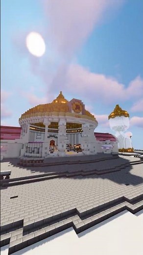 I BUILT the Hyperbolic Time Chamber from Dragon Ball Z in MINECRAFT! ⏳🌀 #shorts #minecraft #dbz