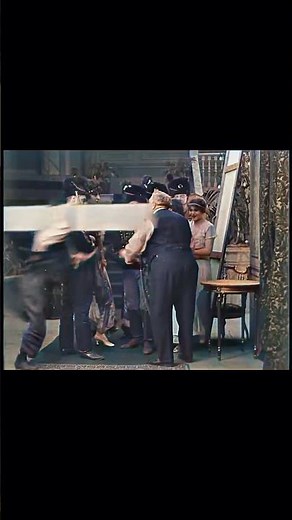 Charlie Chaplin Colorized | Rare Silent Film Short Restored in Color