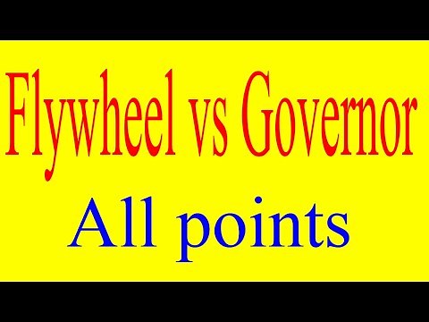 Flywheel vs Governor explained | Difference between flywheel and governor explained in detail
