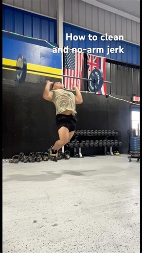 How to clean and no-arm jerk (step by step)