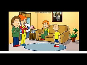 Caillou misbehaves at Leo's house