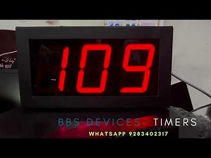 Digital Timer Countdown 999 seconds timer Clock LCD Event Timer Clock #timer