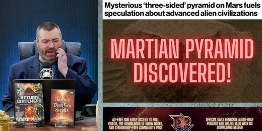 Video: Who Built This 3-Sided Pyramid on Mars, and Why Are We Only Hearing About It Now?