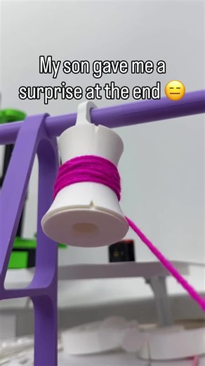 My son dropped yogurt all over my table mid-filming… so obviously I kept recording. 🤦‍♀️😂 Turns out chaos is the perfect time to introduce something new. This is my NEW hangable bobbin that can also be stationary. • Hang it anywhere • Use it on your yarn spinner • Or clip the bases together so you can rearrange colors instantly The concave shape keeps your yarn wrapped in the center so it unwinds smoothly while you crochet or knit. Perfect for: • colorwork • yarn management • crochet & knittin