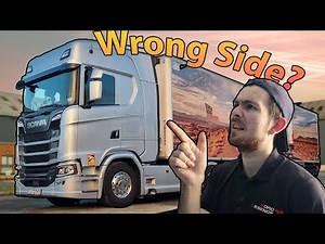 Driving a Left Hand Drive V8 Scania in the UK
