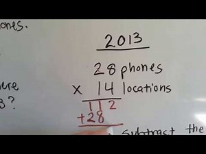 Grade 4 Math 3.7, Problem solving Multiply 2 digit numbers