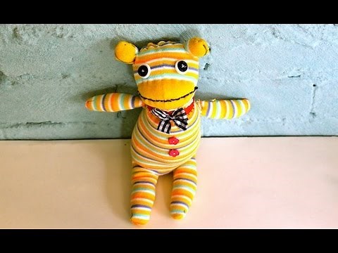How to make a sock monkey toy