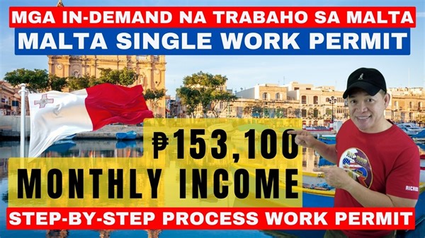 MALTA SINGLE WORK PERMIT | PINAKAMAHUSAY NA EURPEAN COUNTRY FOR EMPLOYMENT 2024 #MALTASINGLEWORKPERMIT #MALTA #SINGLEWORKPERMIT #PINAKAMAHUSAYNAEURPEANCOUNTRYFOREMPLOYMENT2024 | RicRod-PH