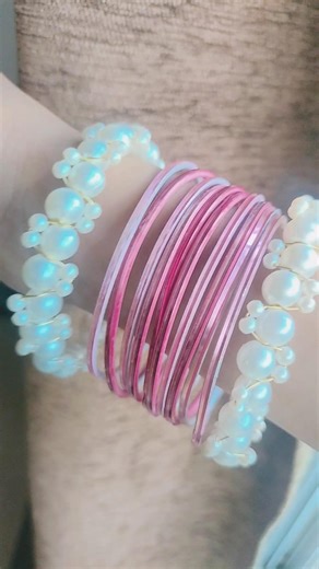 pearl and crystal bangles for eid