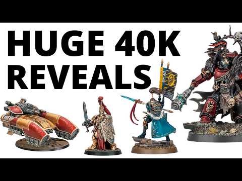 MASSIVE Reveals for Warhammer 40K - Chaos Marines, Aeldari, Custodes and More!