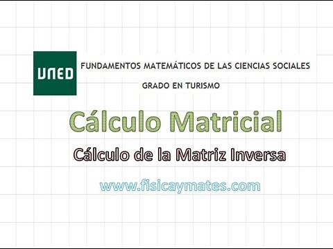 Cálculo de la matriz Inversa de una matriz | Paso a paso