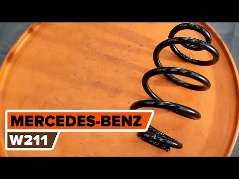 How to change rear springs on MERCEDES-BENZ W211 E-Class [TUTORIAL AUTODOC]