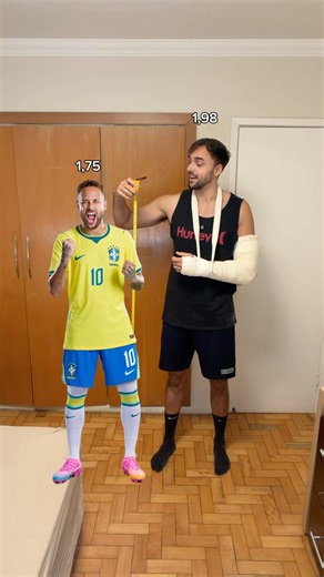 Comparando minha altura com os jogadores da copa ⚽️🤯 (pt. 2)