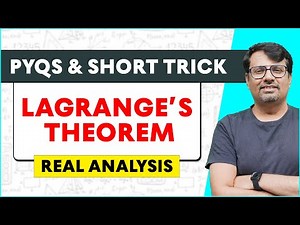 Lagrange's Theorem | Differentiability | Real Analysis | Short Trick By Gp sir