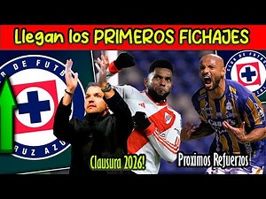 🔥🐰 Noticias de Fichajes Cruz Azul! Llegan los PRIMEROS refuerzos para el Clausura 2026! Revelan No