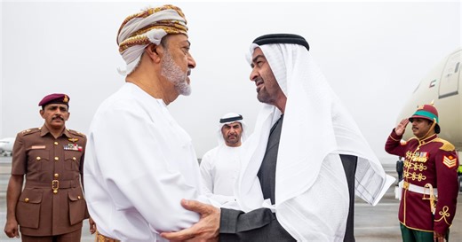 President Sheikh Mohamed meets Sultan of Oman in Salalah | The National