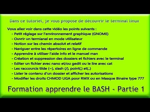 Formation Linux, BASH et le terminal - Partie 1