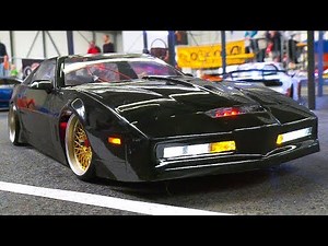 AWESOME RC MODEL DRIFT CAR KNIGHT RIDER K.I.T.T. IN DETAIL AND MOTION!!