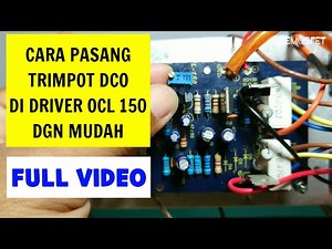 How to install the DCO OCL 150 trimpot