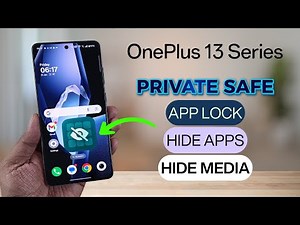 OnePlus 13 Series Private Safe : App Lock, Hide Apps & Media