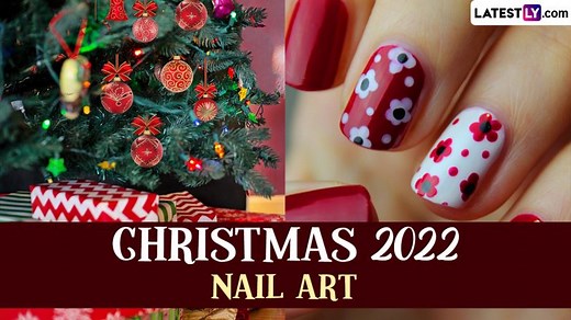 Christmas 2022 Nail Art Ideas: From Red & Gold Swirls to Snowflake Designs, Get the Best Patterns for Nails This Holiday Season | 🛍️ LatestLY