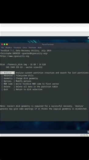 USB Data Recovery with TestDisk | #Disk #Analysis & Recovery Setup (8) #Linux #Recovery #testdisk