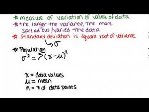 Variance of Normally Distributed Data: Lesson (Basic Probability and Statistics Concepts)