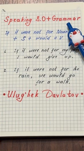 Ulugbek_Davlatov_IELTS | If conditionals — ingliz tilida shartli gaplar bo‘lib, agar … bo‘lsa, unda … bo‘ladi degan ma’noni beradi. Ular 5 ta asosiy turga... | Instagram