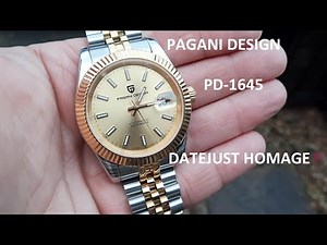 Pagani PD1645 Datejust Homage