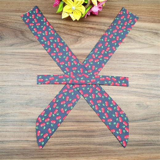 The easiest way to make an elastic hair band video tutorial | Hobby