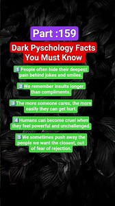 Dark Pyschology facts Part 159 #facts