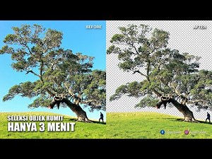 Cara Cepat Seleksi Objek Yang Terlihat Rumit Hanya 3 Menit Dengan Adobe Photoshop | Tutorial