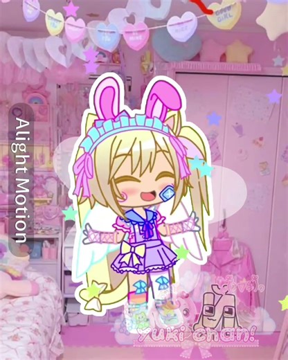 🩷🐰 Me dancing in my Cutecore room~!! 🍰💕 #anime #viral #gacha #edit #gachalife #gachatuber