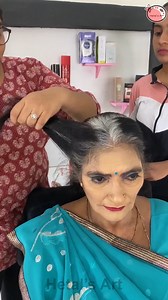 51M views · 305K reactions | 80 Year Old Grandma Makeup - Makeup Transformation - Amazing Makeup vs No Makeup - Girl Makeup - Makeup beauty magical | Hetal's Art | Facebook