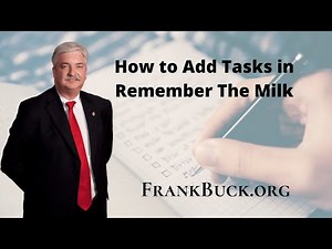 How to Add Tasks in Remember The Milk