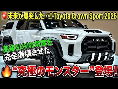 🚨The future SUV has finally arrived...! The Toyota Crown Sport 2026 has evolved to an incredible ...