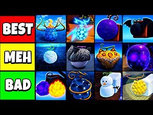 Haze Seas Fruit Tier List! (BEST META FRUIT) ROBLOX